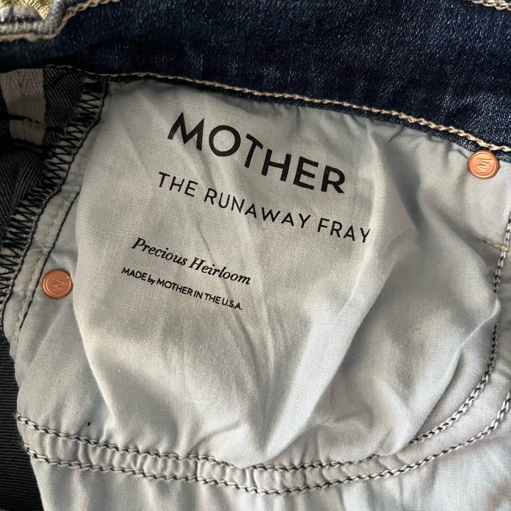 MOTHER The Runaway Fray, color Precious Heirloom - Picture 7 of 8